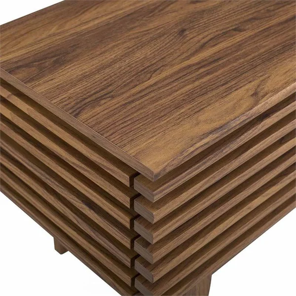 Levan Home Mid-Century Modern 46x22 TV Stand in Walnut - LH-5094-1994895