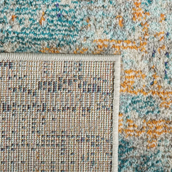 Safavieh Madison Gully Modern Abstract Rug - 6&7x22 x 6&7x22 Square - Grey/Blue