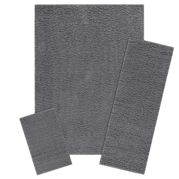 Mainstays Manchester Shag 3-Piece Area Rug Set - Gray