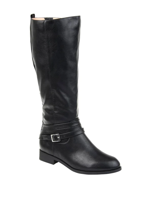 Women's Journee Collection Ivie Riding Boot - Black - Size 10