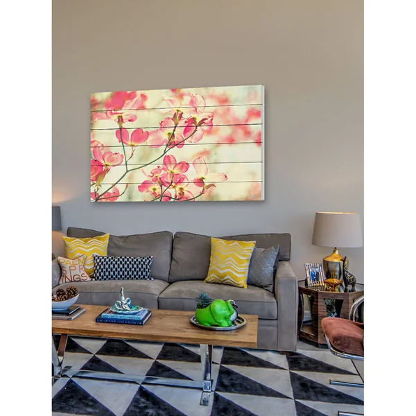 Marmont Hill Morning Light Painting Print on White Wood, Size: 12 inch x 18 inch