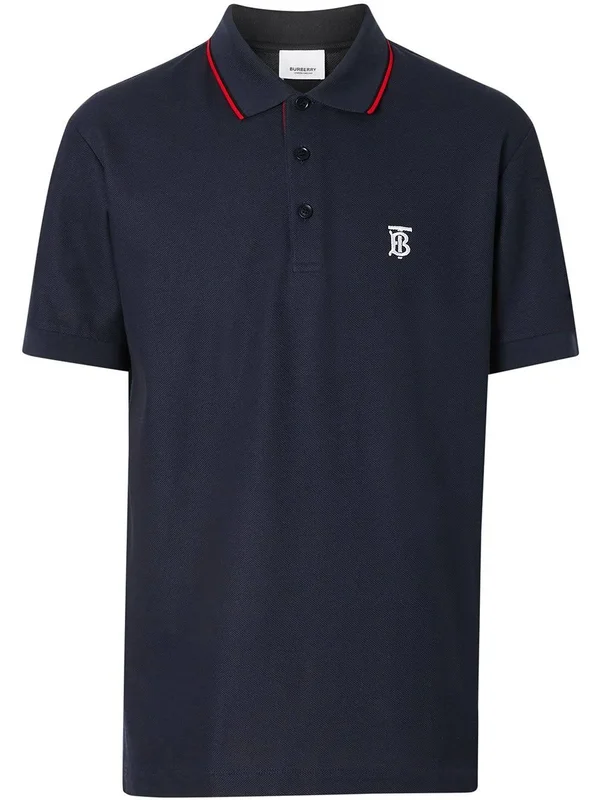 Burberry Navy Polo Shirt - Blue - Polo Shirts