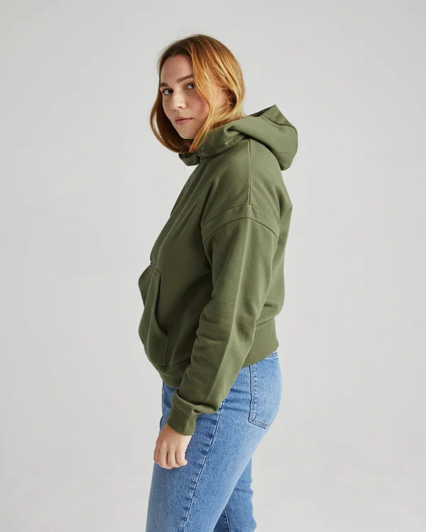 Richer Poorer - Recycled Fleece Hoodie, Blue Mirage Large