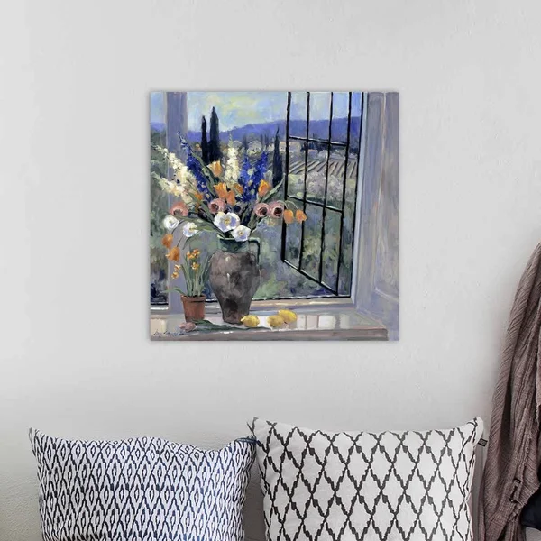 Tuscany Hillside 2 - Large Solid-Faced Canvas Wall Art Print, Great Big Canvas