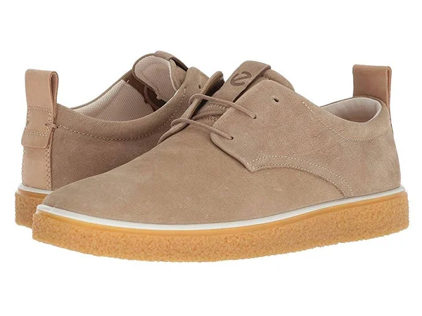 Ecco Men's Crepetray Derby Tie Sneakers - Navajo Brown/Powder 44(10/10.5M)