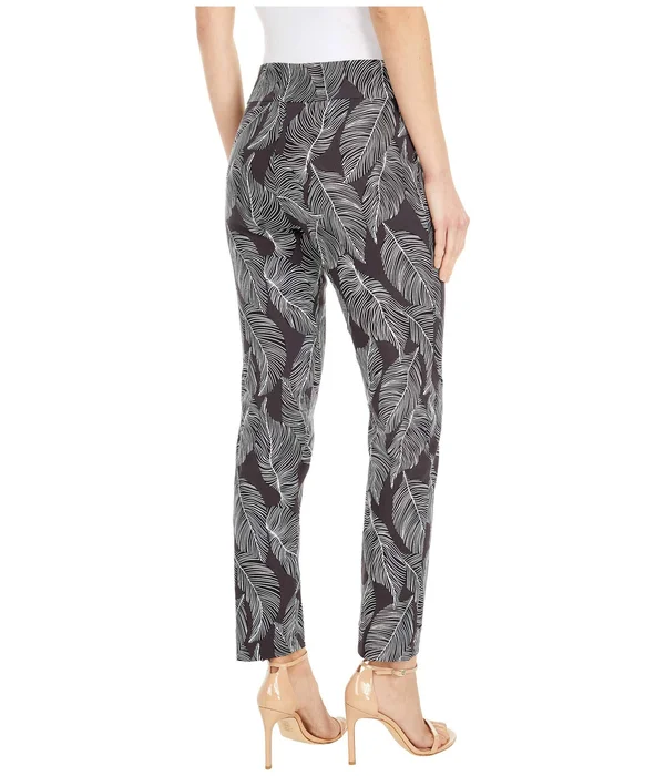 Pull-On Ankle Pants Brown Python, 14