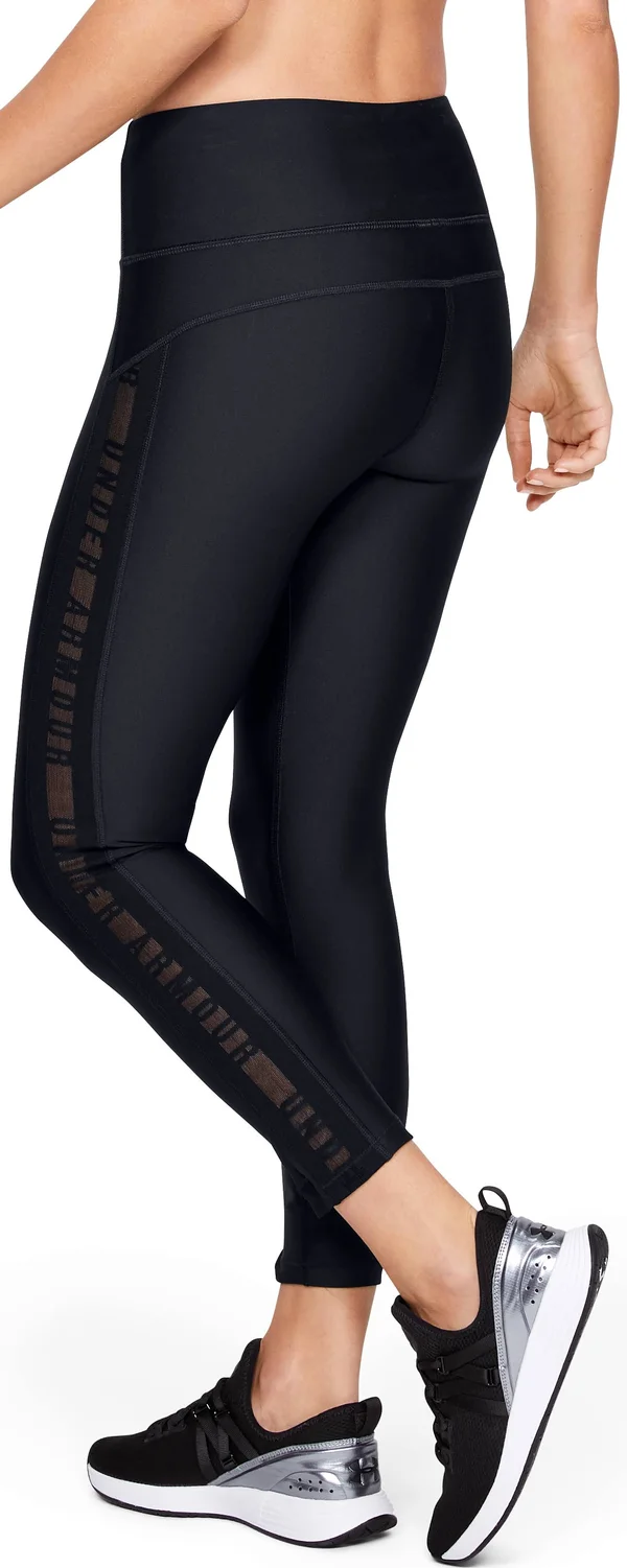 Under Armour HeatGear Armour Ankle Crop Branded - Black Xs
