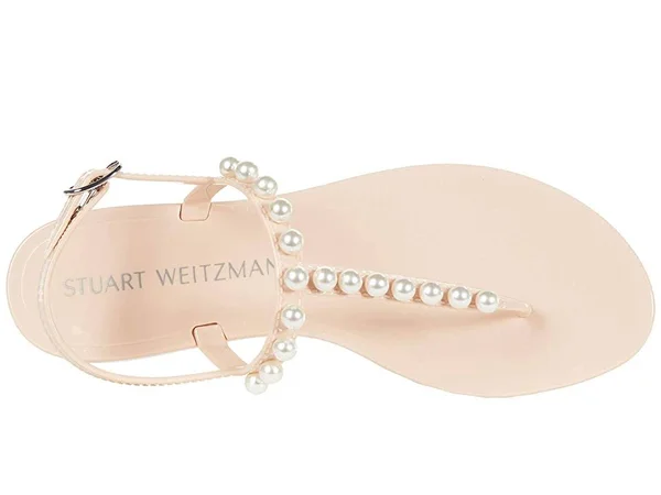 Stuart Weitzman Women's Goldie Jelly Sandals