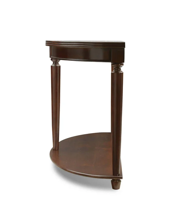 Chrinus Dark Cherry Console Table - Medium Brown