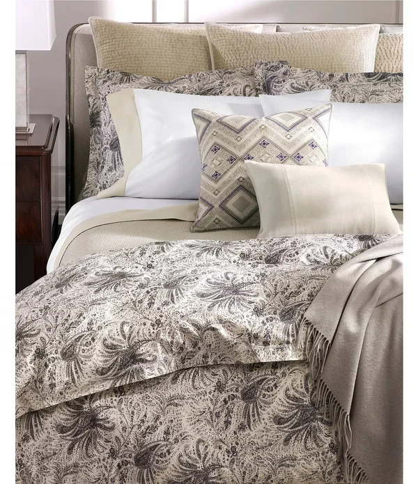Ralph Lauren Dover Street Collection Gwendolyn Comforter - King, Gray
