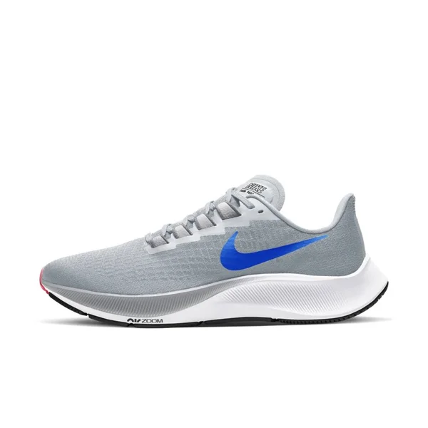 Nike Air Zoom Pegasus 37 Grey Men's Running Shoes, Size: 8.5