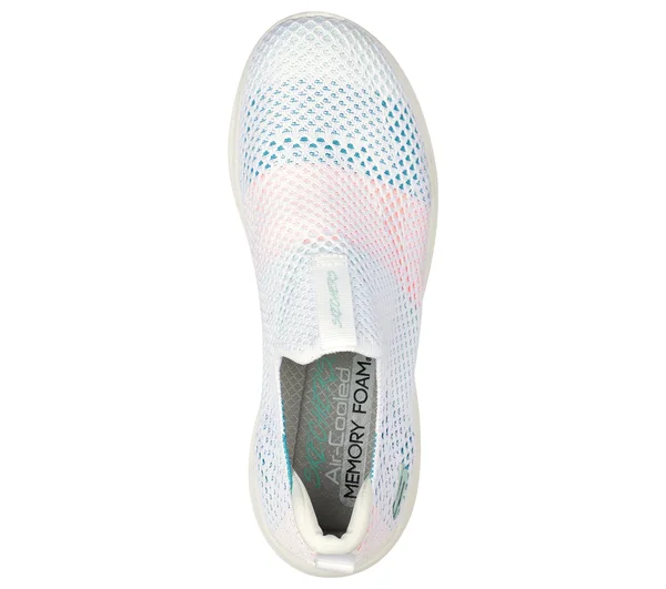 Skechers Ultra Flex Prime - Wondrous Gain White - Multi - Size 8.0