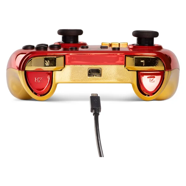 Powera Wired Controller for Nintendo Switch - Chrome Samus Metroid