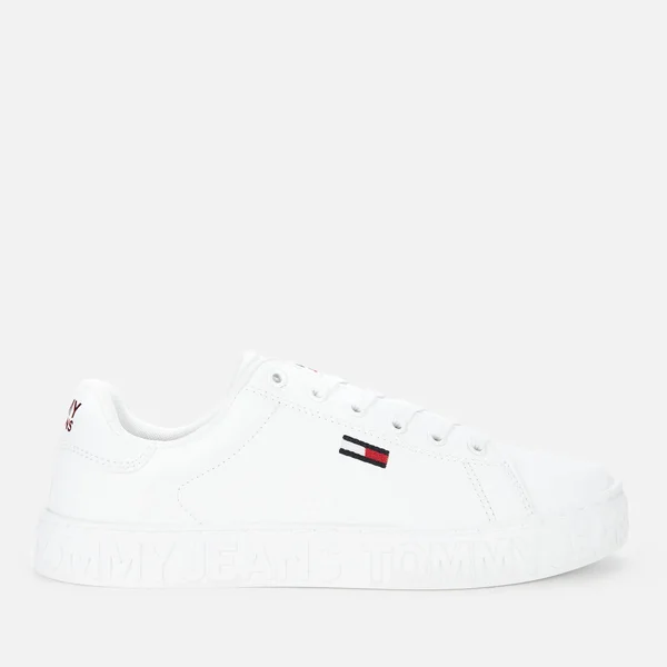 Tommy Jeans Women's Cool Leather Low Top Trainers - White - UK 6.5