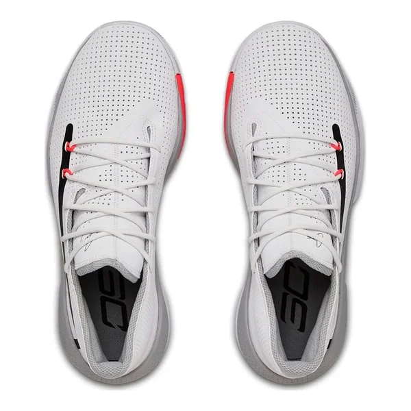 Under Armour Men's SC 3ZERO III Basketball Shoes - White - Size 13.0