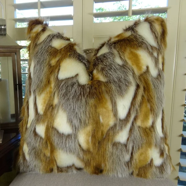 Plutus Brandy Fox Handmade Throw Pillow