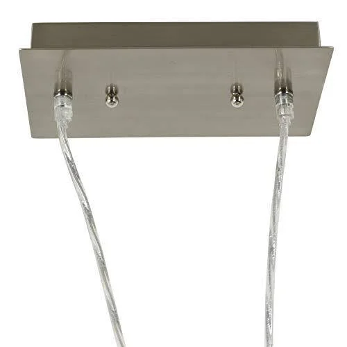 Kloss Two Drum Shade Pendant, 63 x 31.5 x 13.78 in
