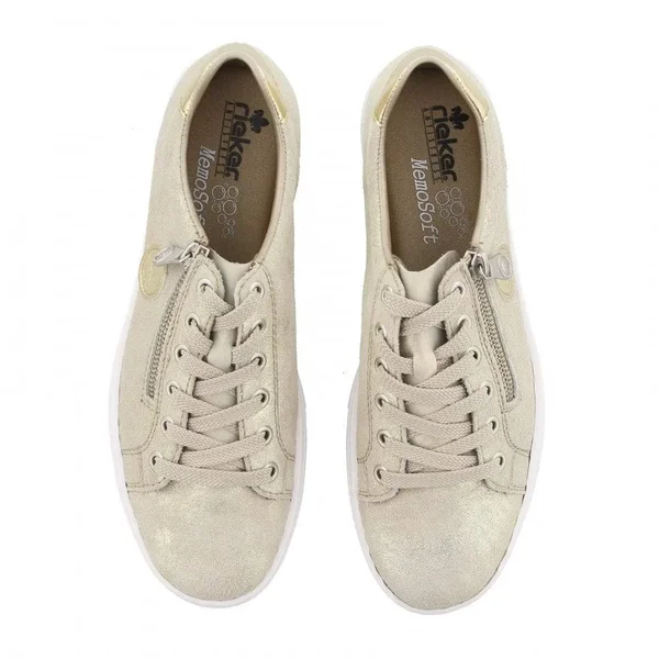 Rieker L59L8-62 Ladies Casual Trainers Gold: 41