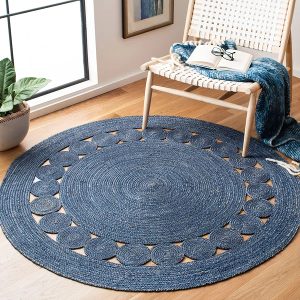 Safavieh Natural Fiber NF364 Rug 11& Round Rug
