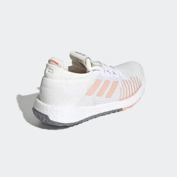 Adidas Pulseboost HD Running Shoes - White/Glow Pink/Orchid Tint - FU7