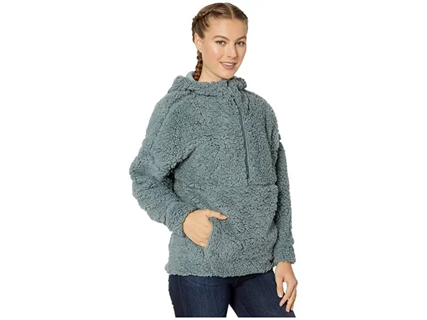 Prana - Women's Permafrost Half Zip, Smoky Blue, Medium