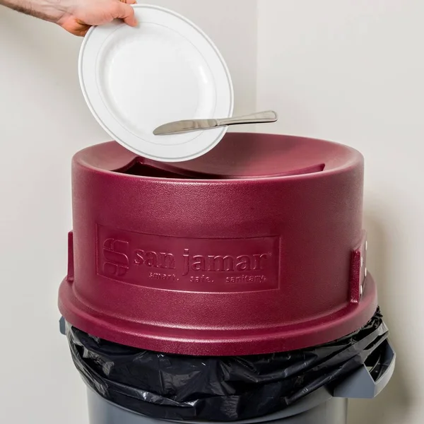 San Jamar - KA2000 - KatchAll 20 Gal Red Flatware Retriever