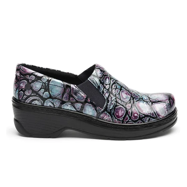 Klogs Women's Naples Clog - Size: 8, Multi Croco Leather