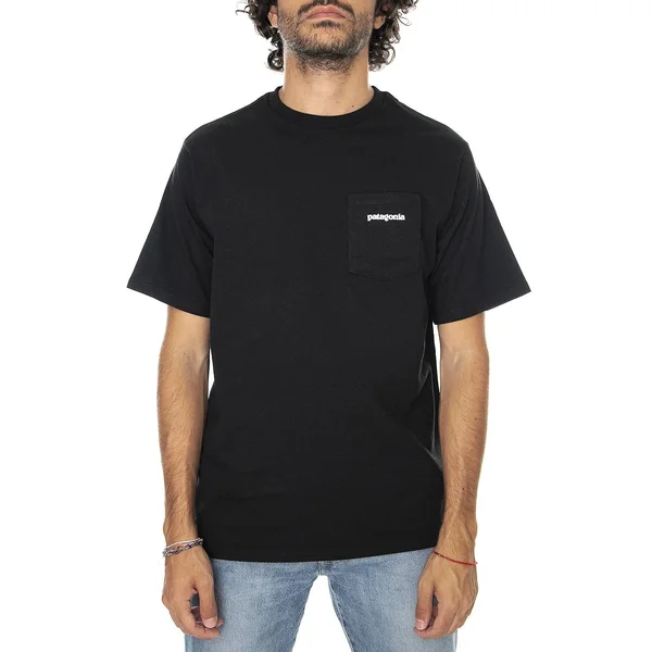 Patagonia P-6 Logo Pocket Responsibili-T-Shirt - Men's Black - Xs