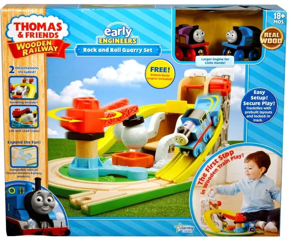 Thomas and Friends Wooden Railway - Early Engineers Rock N Roll Quarry Set