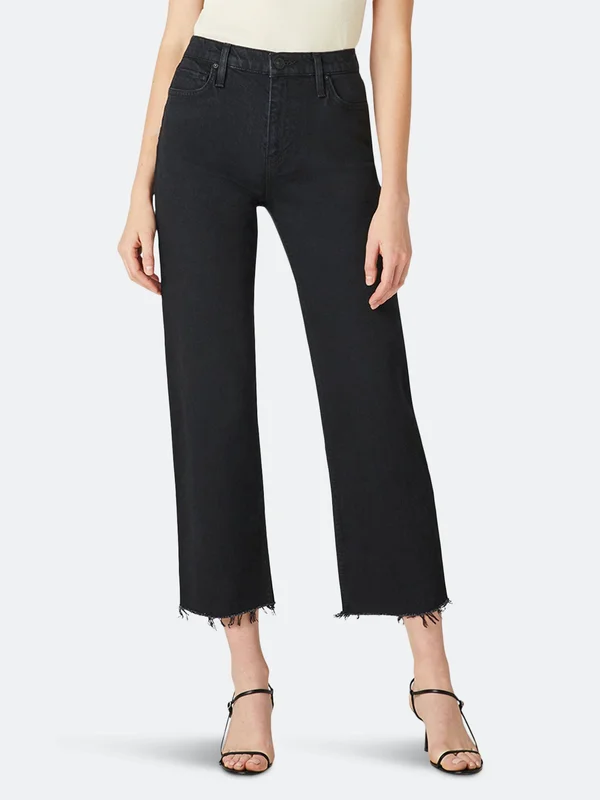Hudson Remi High-Rise Crop Straight Jeans, Worn in, Women's, 29