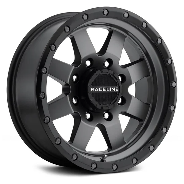 Raceline Wheels Rim Defender Gunmetal 17x9 6x139.7 0mm
