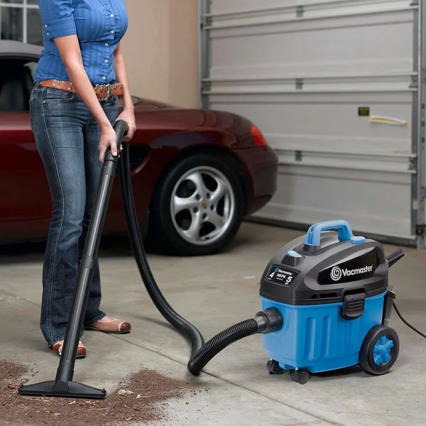 Vacmaster VF408 Wet/Dry Canister Vacuum - Bagless - HEPA