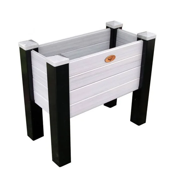 Gronomics Maintenance Raised Garden Bed, Black