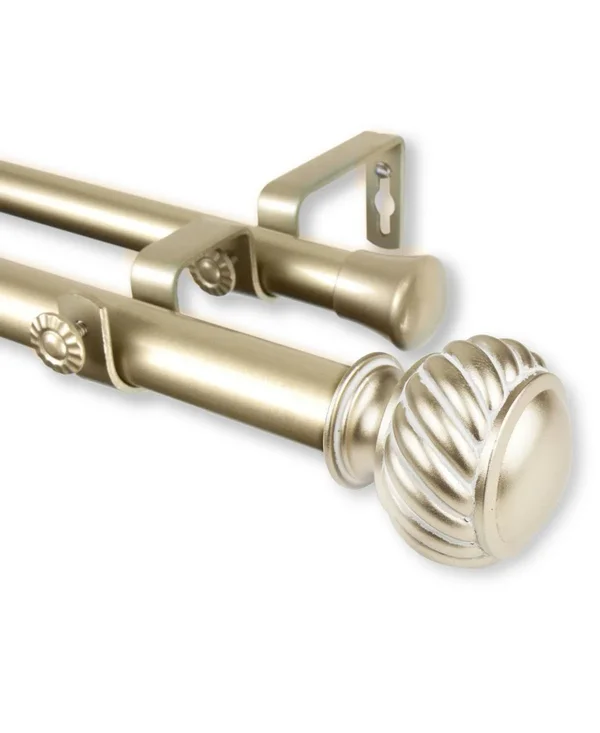 Rod Desyne Baldir 1x22 Double Curtain Rod - Bronze