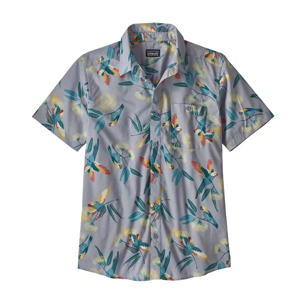 Patagonia Men's Go to Shirt Parrots Ghost Purple - S