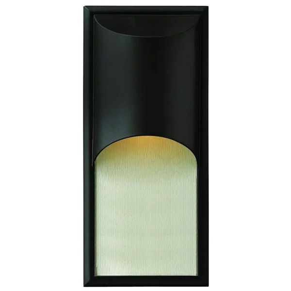 Hinkley Lighting 1830SK-LED Cascade Outdoor Wall Light, Satin Black