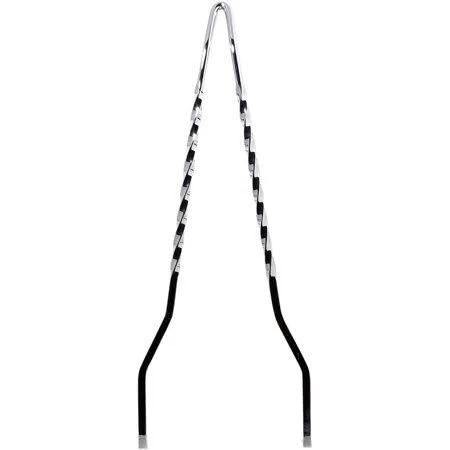 Cycle Visions Twisted Sticks Sissy Bar Black for 8 1/4 inch- 8 3/4 inch Side Plates 18 inch Bars Cv8041b - Size: for 8 1/4- 8 3/4