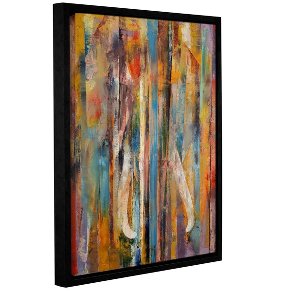 ArtWall Michael Creese&s Elephant, Gallery Wrapped Floater-framed Canvas - Multi - 36x48