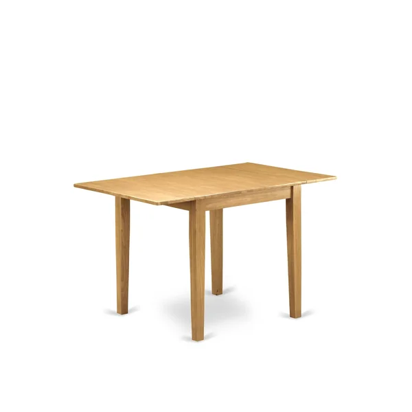 East West Furniture Dining Room Set Oak, NDVA3-OAK-C