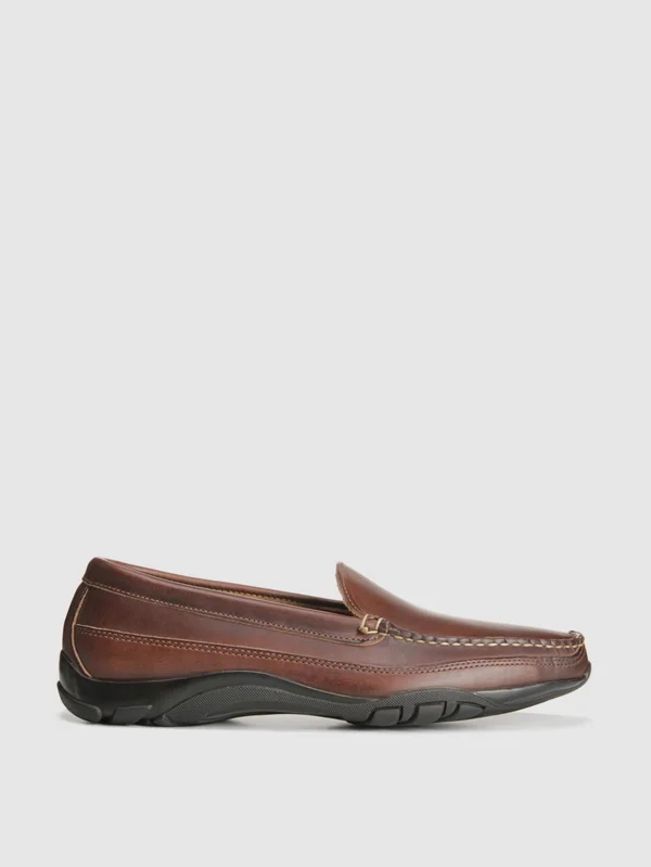 Men's Allen Edmonds Boulder Driving Loafer - Size 9 E - Brown