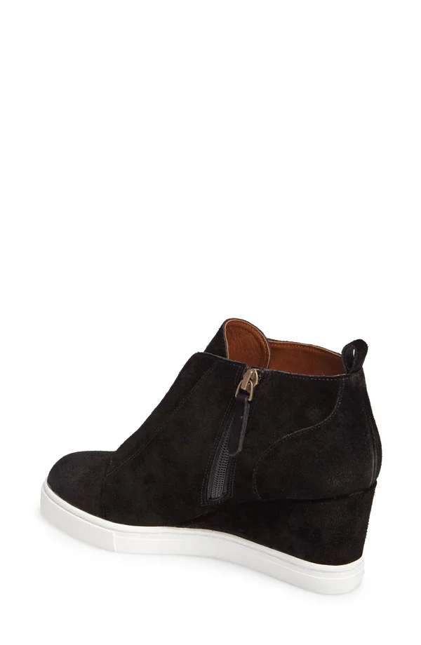 Linea Paolo &Felicia& Wedge Sneaker - Black - 11 M