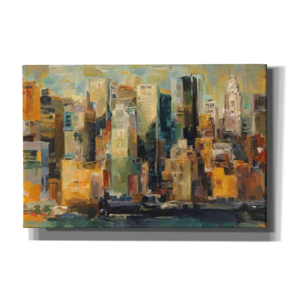 Epic Graffiti &New York New York& by Marilyn Hageman, Canvas Wall Art, 60x22x40x22