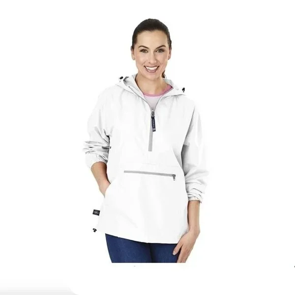 Charles River Apparel Pack N Go Pullover 9904 White