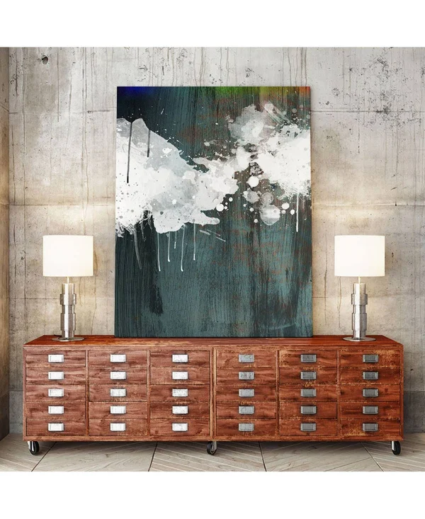 CLICART 24 in. x 36 in. Clouds II by Enrico Varrasso Wall Art, White/ Blue