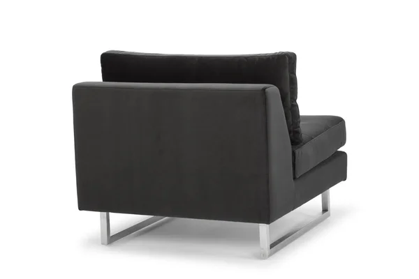 Nuevo Janis Seat Armless Sofa - Dark Grey Tweed