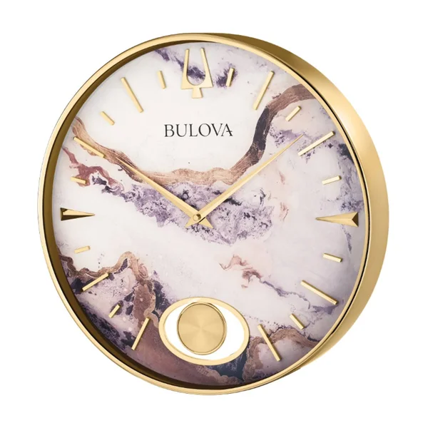 Bulova Stonemont Wall Clock - Gold