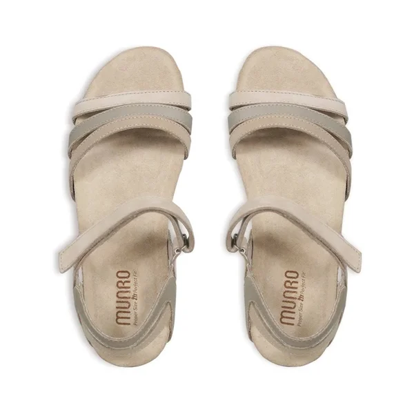 Munro Summer Taupe Combo Sandal (women) 7.5, SS, Taupe