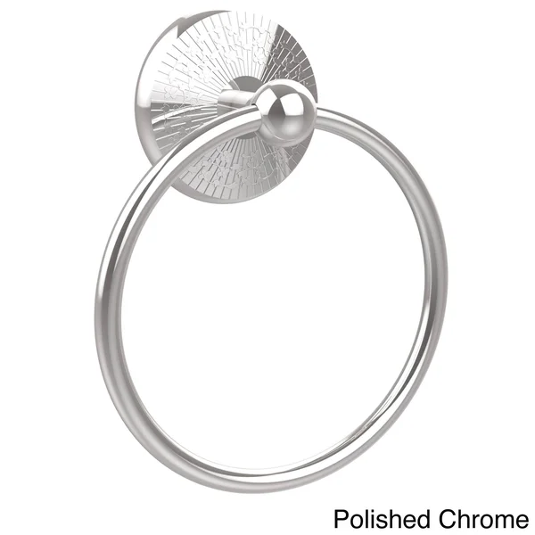 Allied Brass MC-16 Monte Carlo Collection Towel Ring, Polished Chrome