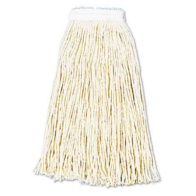 Premium Cut-End Wet Mop Heads - Cotton, 16-oz, White