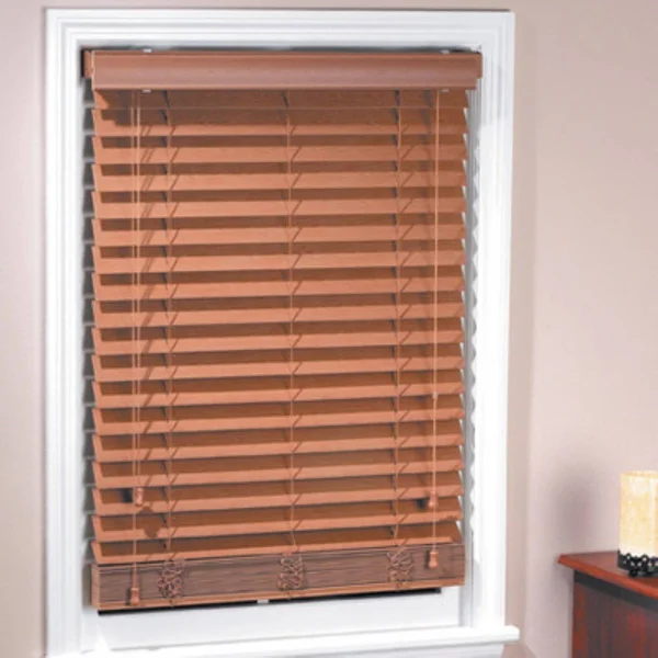 Achim Madera Falsa 2 in Faux Wood Plantation Blind - Maple